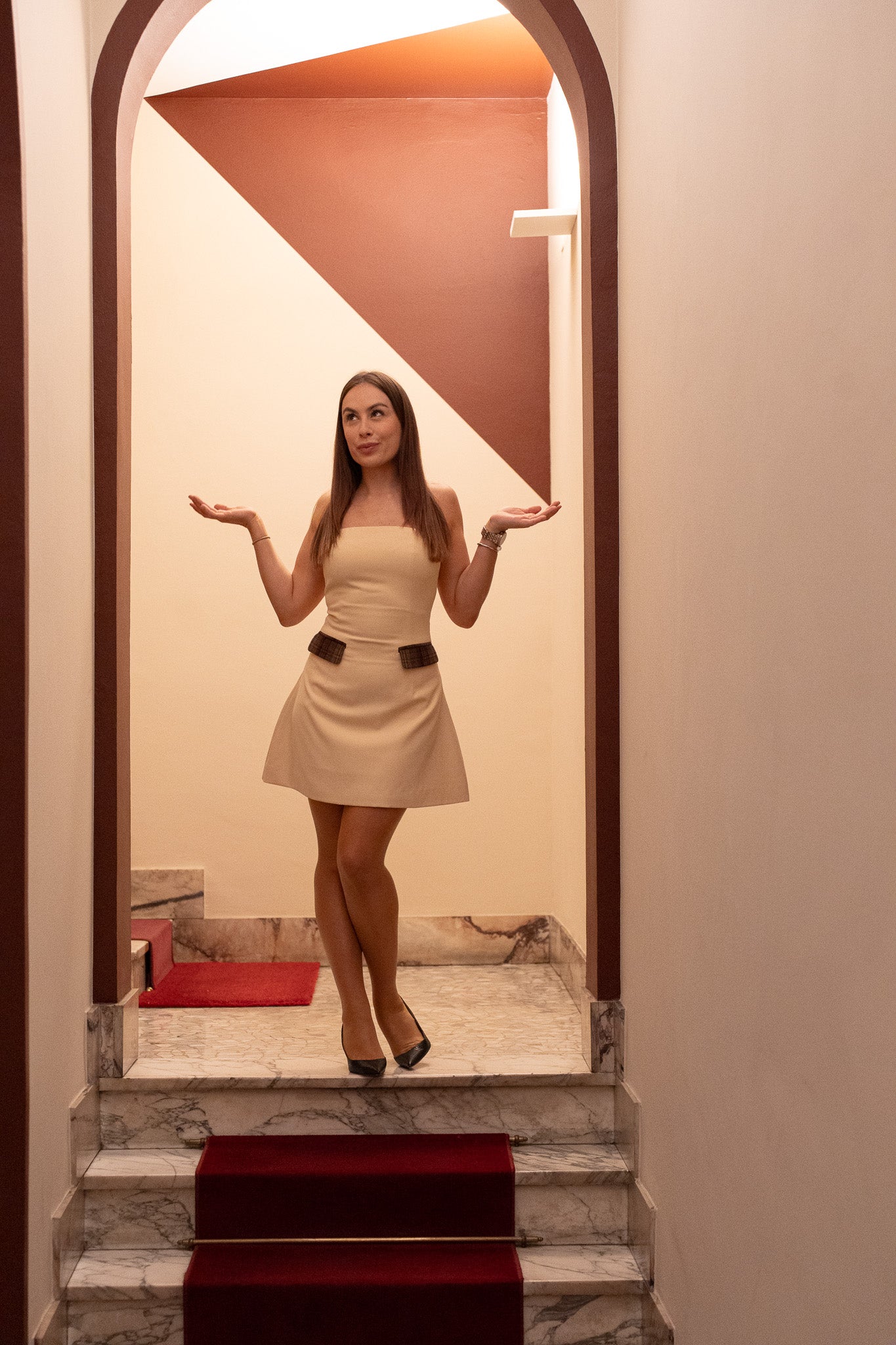 Butter Yellow Mini Dress CARLOTA